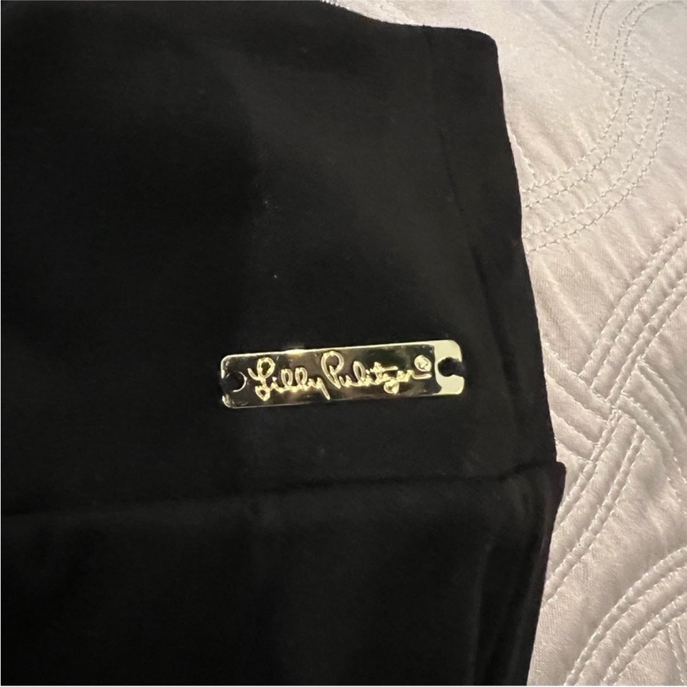 Lilly Pulitzer black leggings - Picture 4 of 5